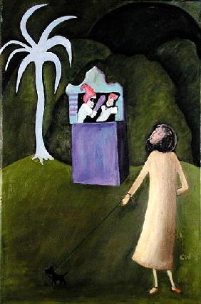 Punch and Judy, 1983 (oil on canvas) 