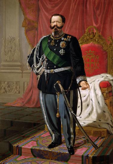 Portrait of Victor Emmanuel II of Italy