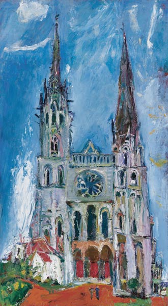 Chartres Cathedral from Chaim Soutine