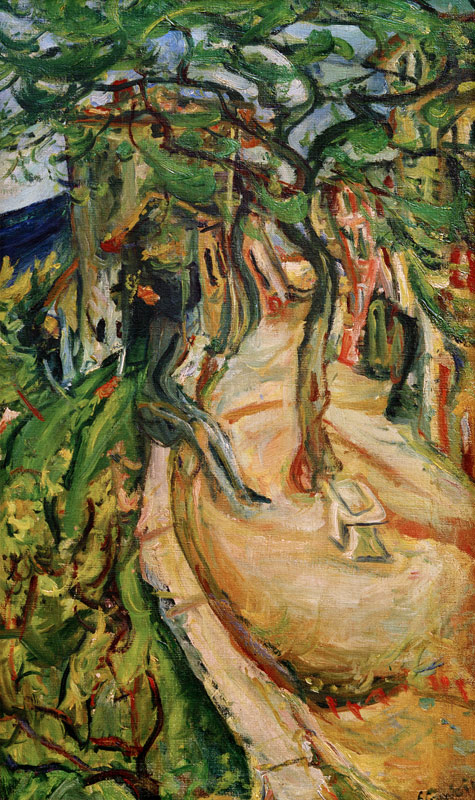 The Terrace in Vence from Chaim Soutine