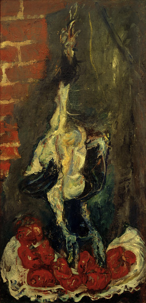 Plucked Chicken and Tomatoe from Chaim Soutine