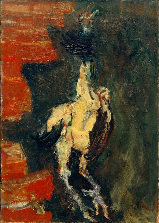 Hähnchen, an einer Ziegelmauer hängend from Chaim Soutine