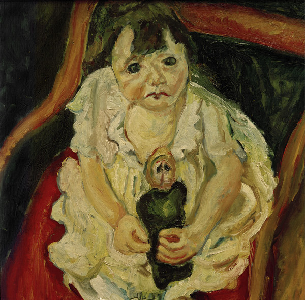 The Little Girl with a Doll from Chaim Soutine