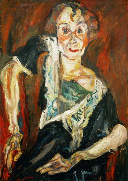 The Old Actress / painting from Chaim Soutine