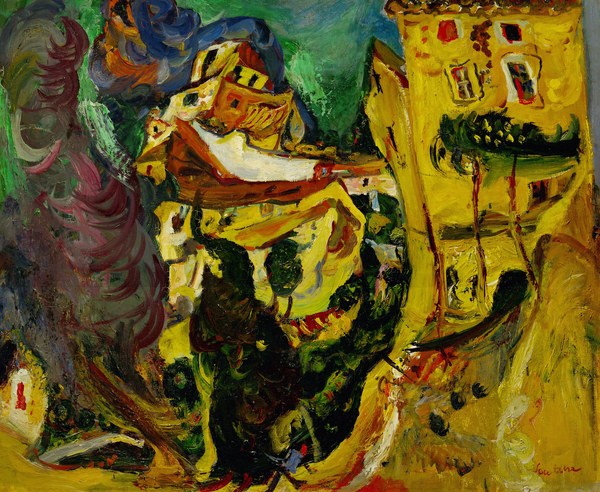 Landscape in Cagnes from Chaim Soutine