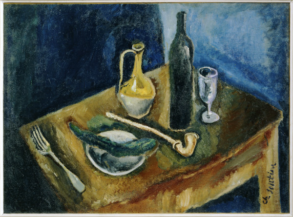 Still life with pipe from Chaim Soutine