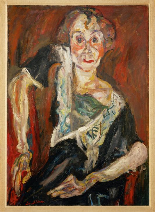 The Old Actress from Chaim Soutine