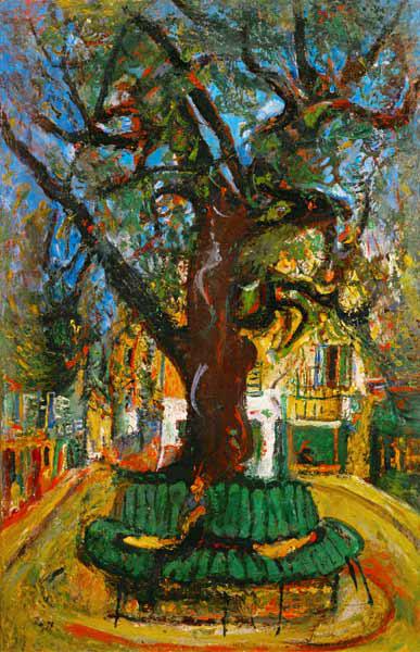The tree in Vence / painti