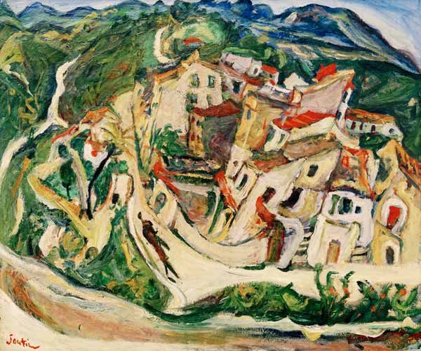 View of Cagnes from Chaim Soutine