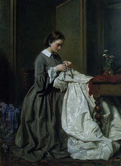 The Seamstress from Charles Baugniet