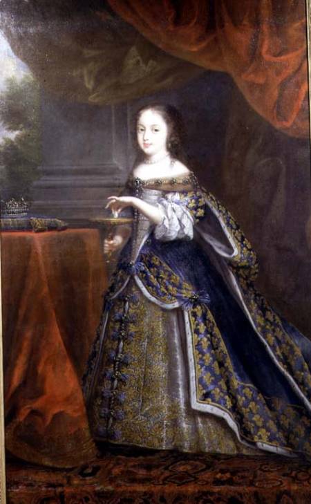Portrait of Henrietta Anne (Minette), Duchess of Orleans (1644-70), daughter of King Charles I of En from Charles Beaubrun