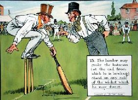 (15) The bowler may make the batsman (at the end from which he is bowling) stand on any side of the