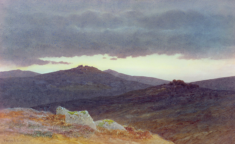 Dusk over Dartmoor from Charles Edward Jr. Brittan