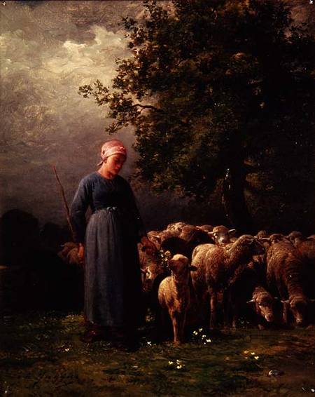 The Missing Flock from Charles Emile Jacques