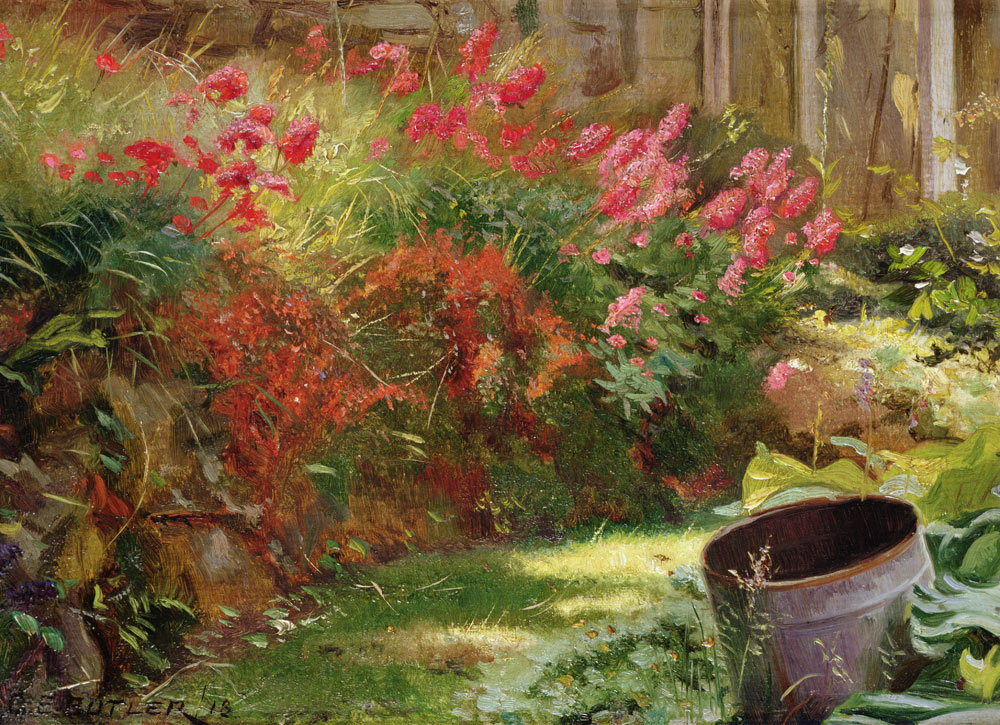 A Sunlit Garden from Charles Ernest Butler