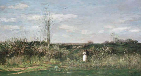 C.F.Daubigny / Spring Landscape / 1862 from Charles-François Daubigny