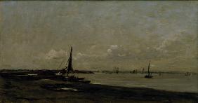 Daubigny / Mouth of the Thames / c. 1870
