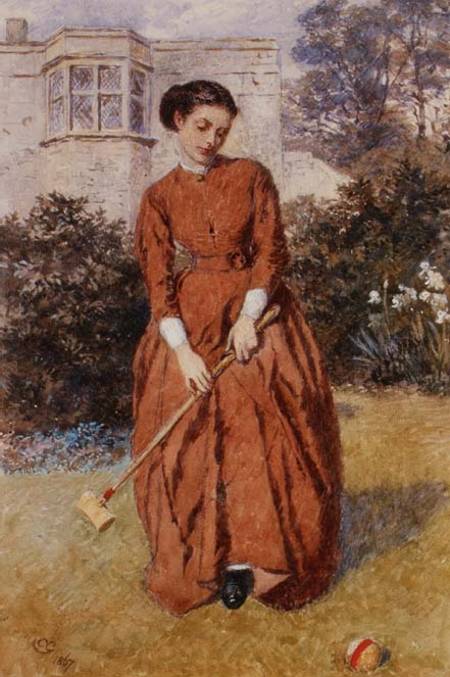 The Croquet Player from Charles Green