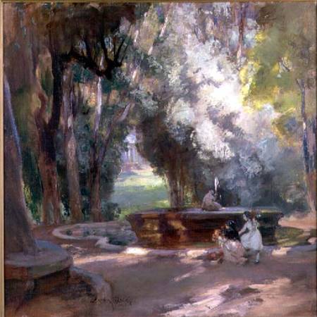 Fountain in the Borghese Gardens from Charles Hodge Mackie