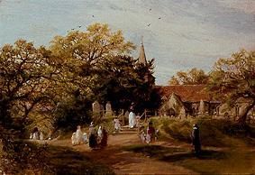 Going to church in New Forest (Brockenhurst) from Charles James Lewis