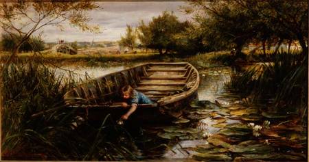 Picking Waterlilies (board) from Charles James Lewis