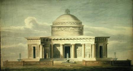 Copy of Sir John Soane's (1752-1837) design for a Canine Residence, originally drawn in 1779 from Charles James Richardson