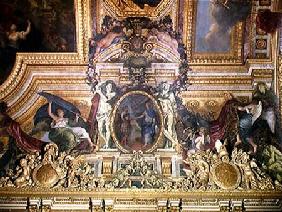 The Renewal of the Alliance with the Swiss in 1663, ceiling painting from the Galerie des Glaces