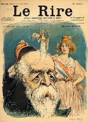 Caricature of Henri Brisson, from the front cover of ''Le Rire'', 5th November 1898
