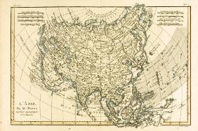 Asia, from 'Atlas de Toutes les Parties Connues du Globe Terrestre' by Guillaume Raynal (1713-96) pu