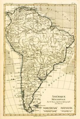 South America, from 'Atlas de Toutes les Parties Connues du Globe Terrestre' by Guillaume Raynal (17