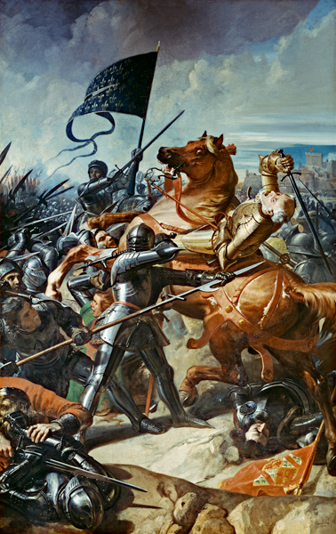 Schlacht von Castillon from Charles Philippe Auguste de Lariviere