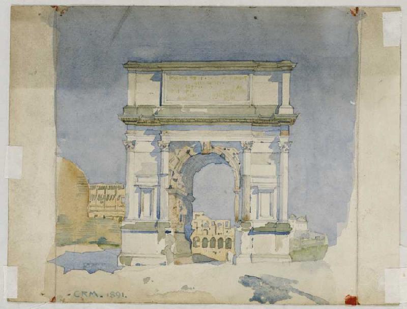 Der Titusbogen in Rom from Charles Rennie Mackintosh