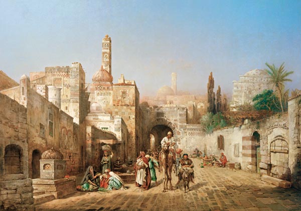 Outside the gates of Kairo from Charles Robertson