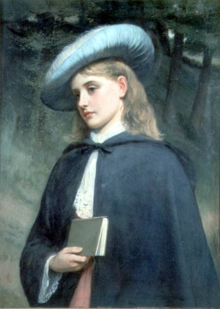 Girl Holding a Book from Charles Sillem Lidderdale