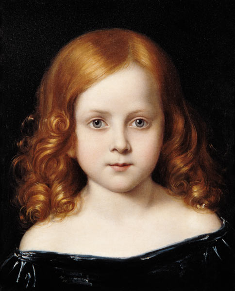 Portrait of the Artist's Daughter from Charles West Cope