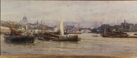 Shipping on the Thames from Charles William Wyllie