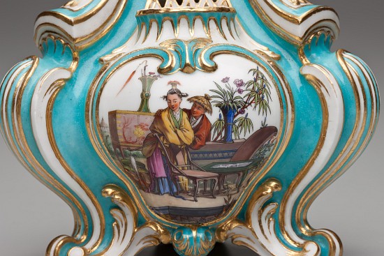 Detail of a Triangular Pot-pourri Vase from Charles Nicolas Dodin