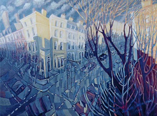 Ladbroke Grove, My Corner, 1996 (oil on canvas)  from Charlotte  Johnson Wahl