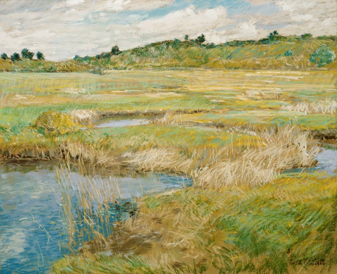 The Concord Meadow from Childe Hassam