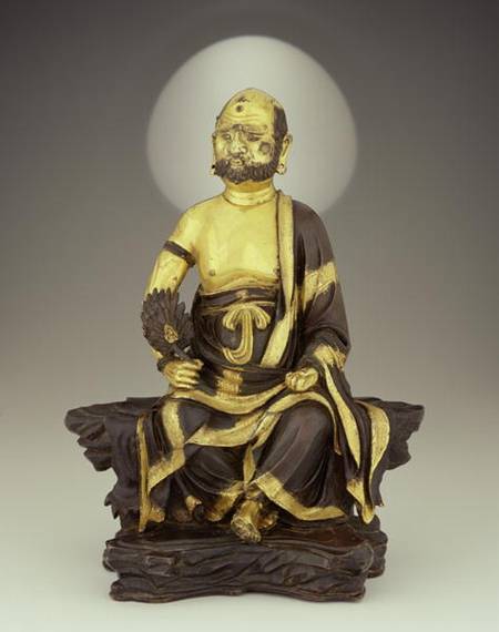 Figure of Bodhidharma, Ming Dynasty from Chinese School