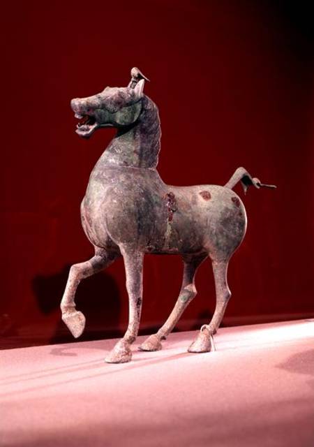 Horse, from Wu-wei, Kansu, Eastern Han Dynasty from Chinese School