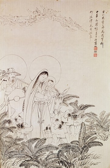 Madonna and Child from Chinese School