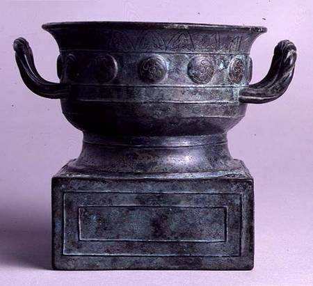 Ritual vessel, gui Western Zhou (c.1050-771 BC) from Chinese School
