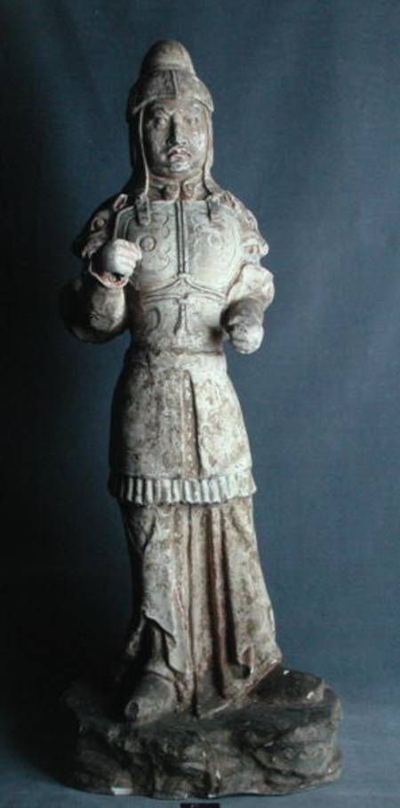 Statuette of a warrior, Tang Dynasty from Chinese School