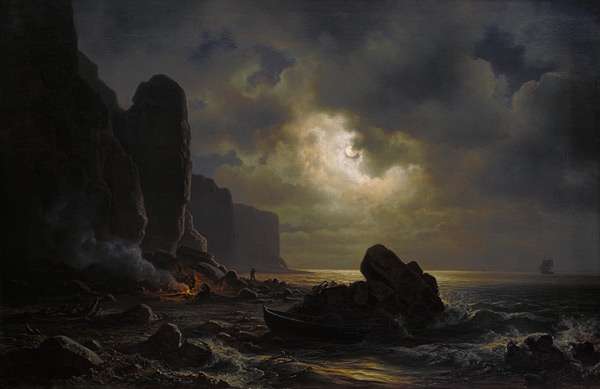 Coast of Heligoland. from Christian E.B. Morgenstern