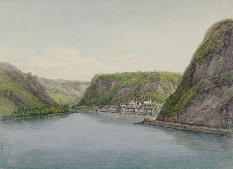 Blick in das Rheintal, rechts Sankt Goar from Christian Georg Schutz