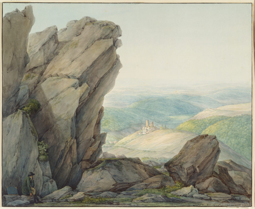 View from the Feldberg (Taunus) to Reifenberg from Christian Georg Schutz