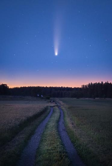 Comet NEOWISE over Sweden july 2020