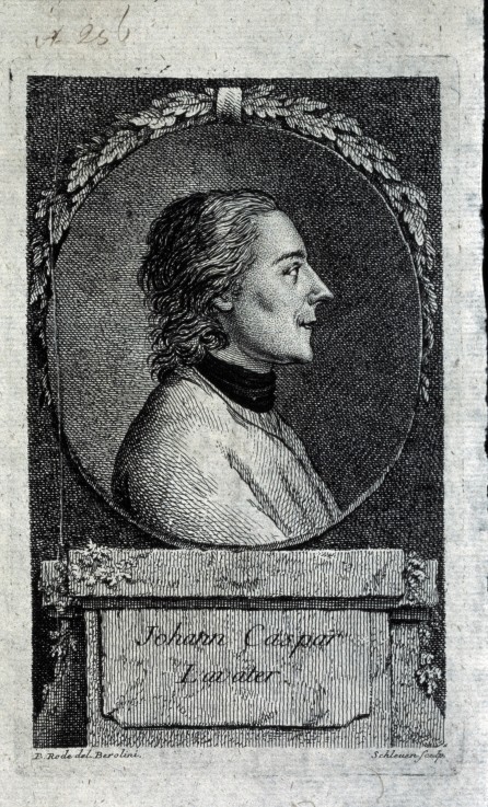 Portrait of the poet and physiognomist Johann Kaspar Lavater (1741-1801) from Christian Bernhard Rode