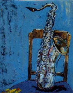 Saxophone with chair II